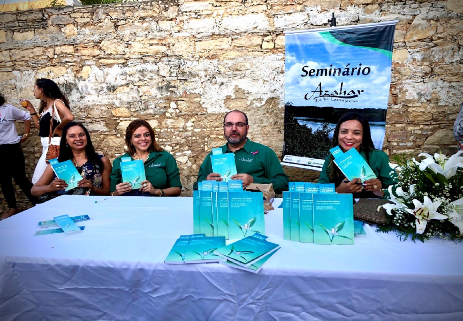 Lançamento do livro “Laranjeiras e Rio Sergipe: Uma viagem no presente” (foto: Débora Melo/Projeto Azahar)